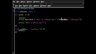Python [colorama] 02 Foreground
