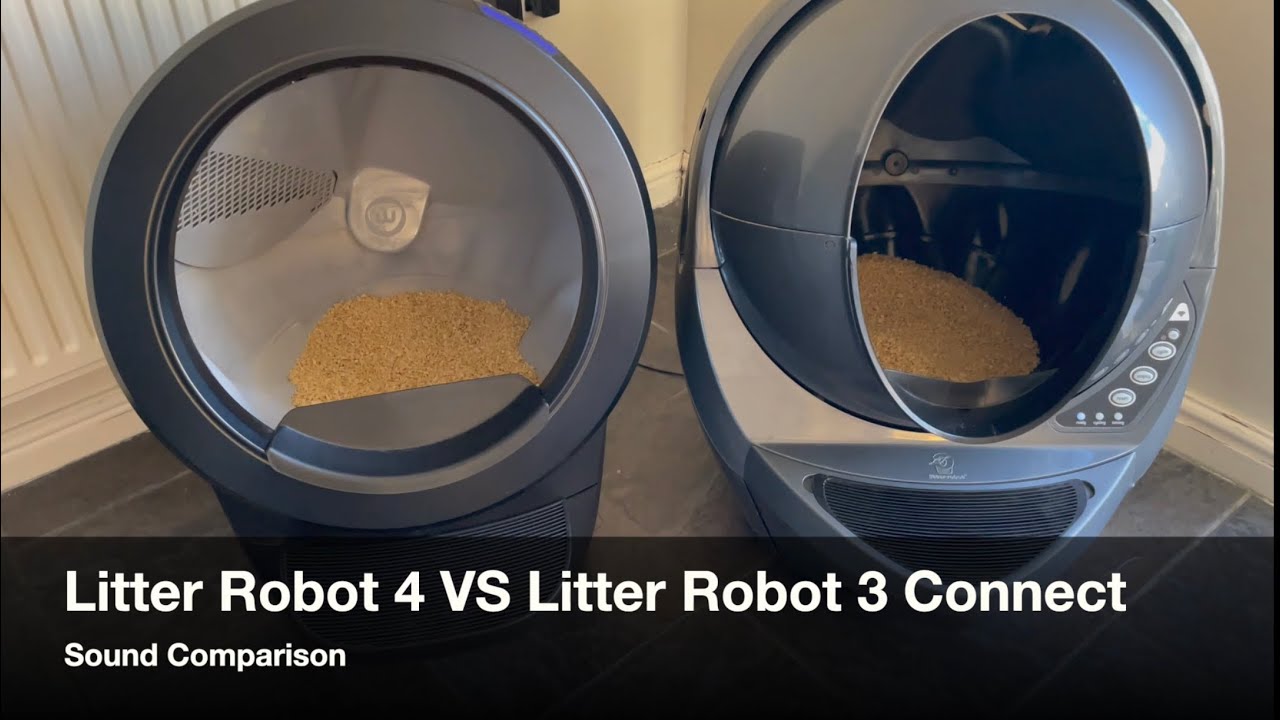 Litter Robot 4 VS Litter Robot 3 Connect Sound Comparison - YouTube