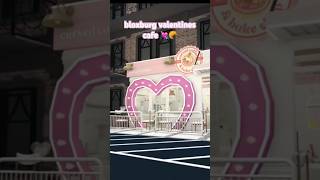 VALENTINES CAFE 💗 in Bloxburg! | Bloxburg Update Idea 🌟 🧁 #bloxburg #bloxburghouse