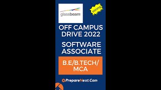 Glassbeam Off Campus Drive 2022 | Software Associate | IT Job | Engineering Job | Bangalore