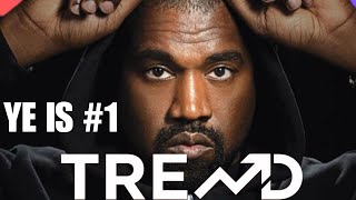 🔥 Kanye West's Trending At #1 Following Explosive Social Media Rants: Shakes the Internet! 🚀🎤