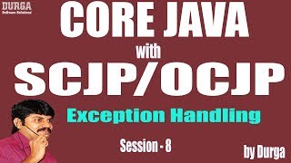 Core Java with OCJP/SCJP: Exception Handling Part-8 || Top-10 Exceptions in java