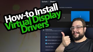 How to install a Virtual Display Driver! (HDR, 8k+, 500hz+)