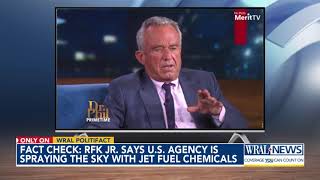Fact check: RFK Jr. says U.S. government is spraying the sky with jet fuel chemicals