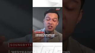 DOJ explains gov't approach in implementing ICC arrest order vs. Dela Rosa | ANC