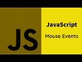 #28 JavaScript Events | Mouse Events (onclick - ondblclick - onmouseover - onmouseout)