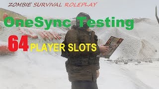 FiveM Zombie Survival Roleplay - OneSync Testing Day 1! (First Zombie RP Server to have 64 slots)