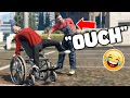 DRIVE-BY Kicking Players in a WHEELCHAIR in GTA 5 RP
