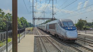 ⁴ᴷ⁶⁰ More Amtrak/NJT action at Edison (ft CSAO ME-2)