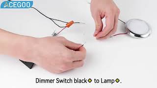 Acegoo 12V Dimmer Switch RV Light Dimmer Wiring video