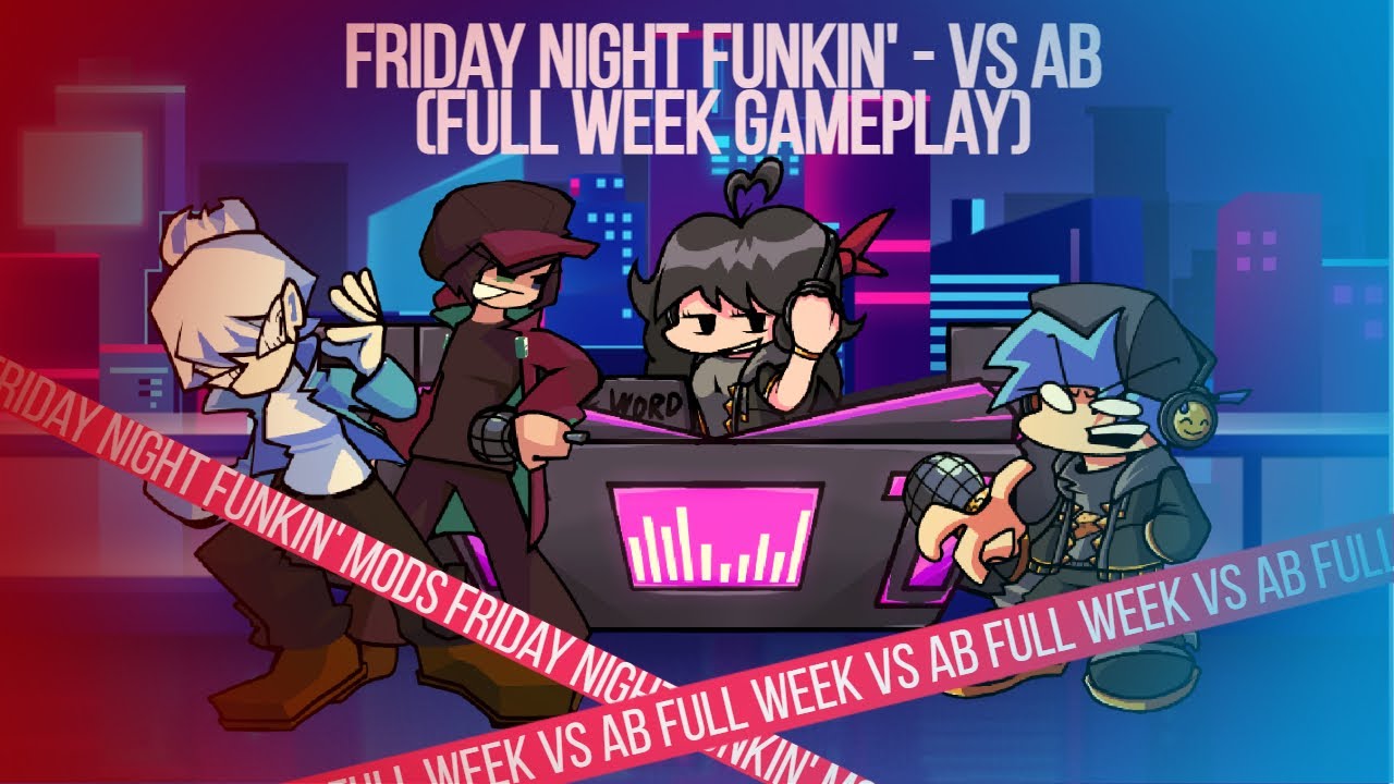 Friday Night Funkin' VS AB Full Week (Gameplay) - YouTube