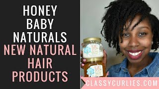 REVIEW: Honey Baby Naturals' New Natural Hair Products - Gel, leave-in conditioner, deep conditioner