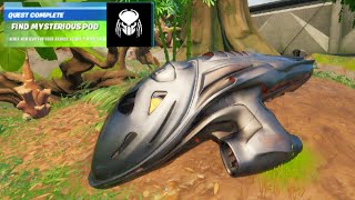 Find Mysterious Pod in Fortnite - Chapter 2 Season 5 (Jungle Hunter Quests)
