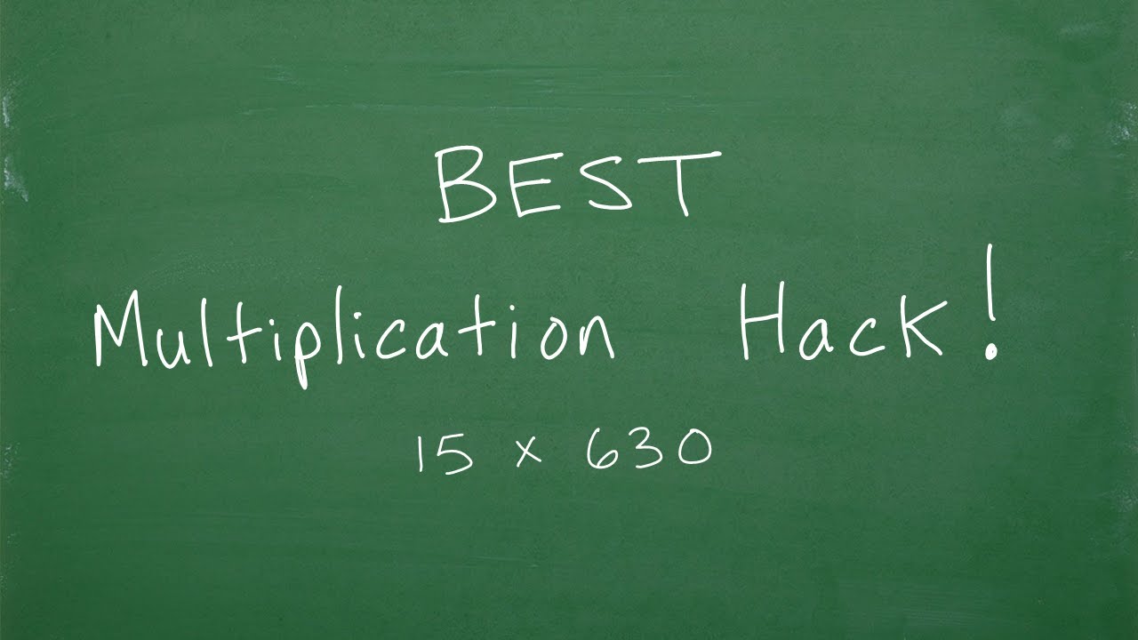 Best Multiplication Hack Ever Youtube