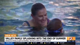 Phoenix family with 6 kids on autism spectrum given a new pool