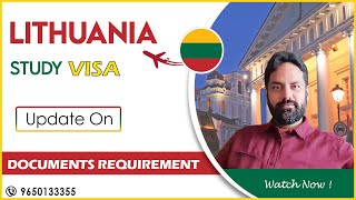 Lithuania Study Visa Requirement | Document checklist | Know the Key Points Before Applying