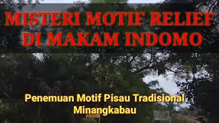 Misteri motif relief di Makam Indomo, di duga belati tradisional Minangkabau.