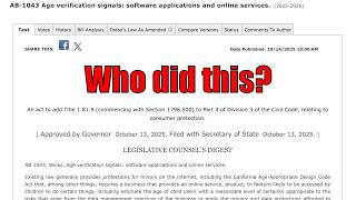 Who's behind the California Age Verification Law?