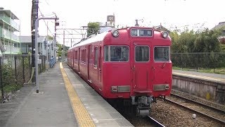 名鉄三河線6000系6037F普通碧南行き 重原駅入線