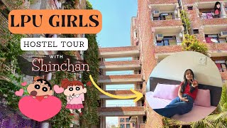 LPU Girls Hostel Tour ft. Shinchan | Hostel Rooms| Facilities | Infrastructure  Reviewed