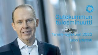 Outokummun tulosminuutti – tammi-syyskuun 2022 osavuositulos lyhyesti