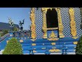 wat rong suea ten blue temple. chiang rai