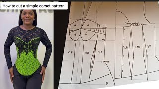 DIY : HOW TO CUT A  BEGINNER FRIENDLY CORSET  #corset #tutorial