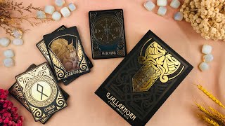 吉拉霍恩北歐占卜卡｜Gjallarhorn A Norse Oracle Deck｜62張,符文,神祇,神祕,力量,符號與智慧,贈中文翻譯