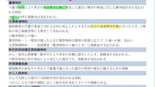 紅白FP3級　リスク管理　要点整理　生命保険の特約