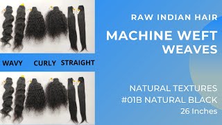 Original Hair Extensions | Wavy, Curly \u0026 Straight Hair Extensions | RAW Human Hair Weft Extensions