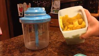 Pineapple Dole Whip with the Tupperware Sorbet Maker