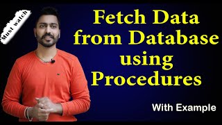 How to Fetch Data from Database using Procedures | PL-SQL Procedure