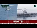 yemeni houthis full scale war moment u.s aircraft carrier uss harry truman hit in blitz in red sea