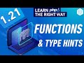 How To Create Functions In PHP - Functions Tutorial - Full PHP 8 Tutorial