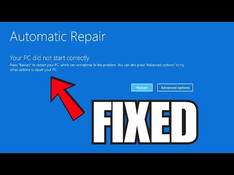 Fix Automatic Repair Loop in Windows 7,10,11 Your PC did not start Correctly 2025