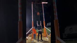 CLEARED 24 feet by 10 feet with a 25 LB PUMPKIN! 🔥 | #shorts