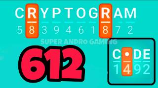 CRYPTOGRAM 612