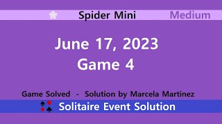 Spider Mini Game #4 | June 17, 2023 Event | Medium