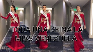 Cómo toda una reina Lucio miss Venezuela 2024 en la gala benefica de Miami.