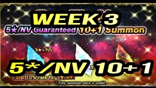 [FFBE] Week 3 - 5*/NV Guaranteed 10+1 Summon