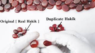 How to Test Red hakik stone (Real hakik vs Fake)