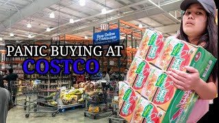 PANIC BUYING AT COSTCO | US PANIC BUYING AS VIRUS CASE INCREASES