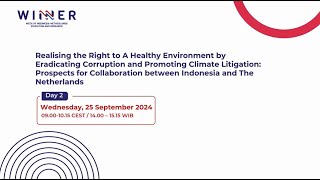 Realising the right to a healthy environment by eradicating corruption and promoting climate