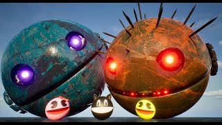 Scary Pacman vs Cartoon Cat vs Robot Pacman vs Ms Pacman vs Monster Pacman Best Adventures v306