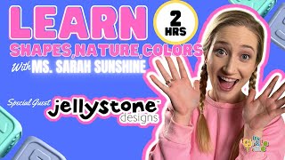 Learn Shapes, Nature, Colors and Numbers | Best Toddler Video | Miss Sarah Sunshine