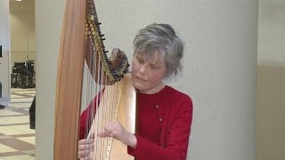 Volunteers bring music to Roswell lobby