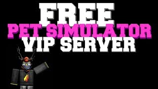 Pet Simulator Vip Server Robux Giveaway 19k Subscribers