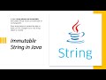 Why String is Immutable in Java in HINDI | String Unchangeable kyu hota hai