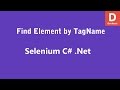 Selenium C# Find Element by TagName