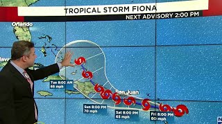 Tropical Storm Fiona expected to become hurricane